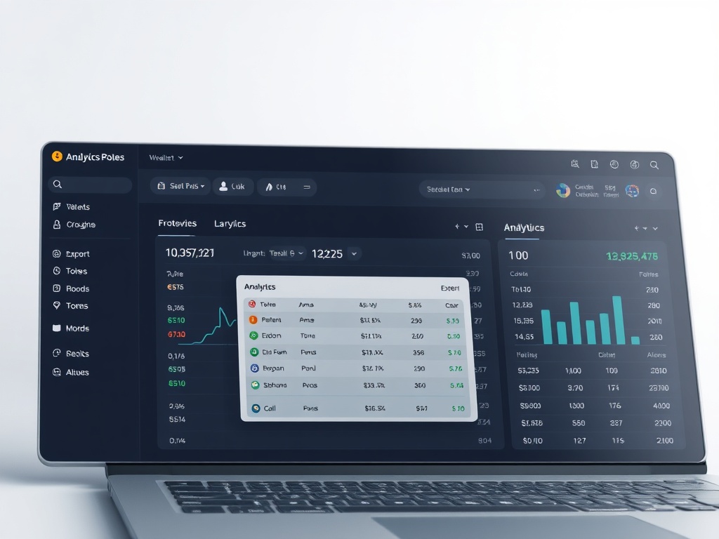 панель инструментов аналитики кошелька и экспорт данных